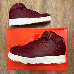 NikeLab Nike Air Force 1 Mid Night Maroon